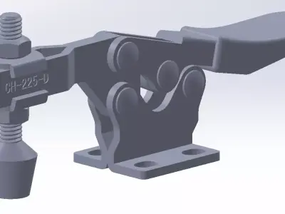 GP-1225-U clamp Free 3D model