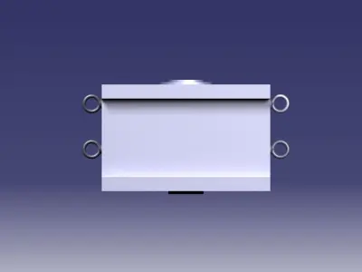 MXT3D - Square plate Cold injection mold 3D model