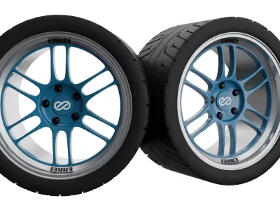 Tuner Rims 3D model