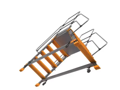  industrial Multifunctional  Ladder 3D model