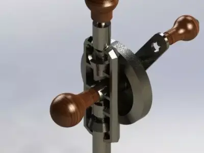 Hand Drill Free 3D model purchase