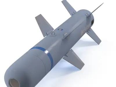 MAM-L turkish air defense missile 3D model
