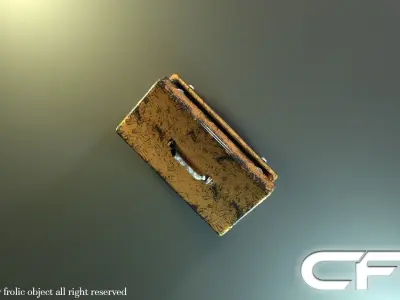 Chest cfo Low-poly 3D model