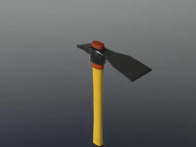 Hoe - Modern Low-poly 3D model