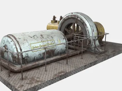 Old Generator  3D model