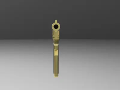 Guess gold gun 3D model