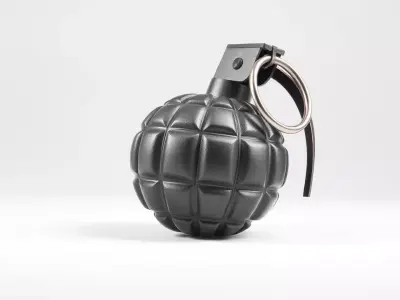 Grenade model pack with detailed texture and design Low-poly 3D model