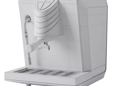 Coffee machine espresso NUOVA SIMONELLI Oscar II tank 1  3D model