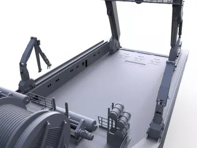 ANCHOR HANDLING TUG SUPPLY VESSEL SHIPMODEL RC 3D print model