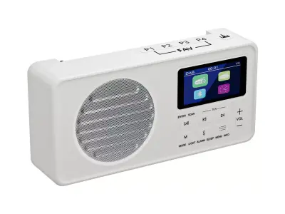Outdoor Car Radio with LCD Screen 3D model