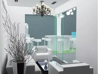Exhibition - Area -6X9-3DMAX2009-022 3D model