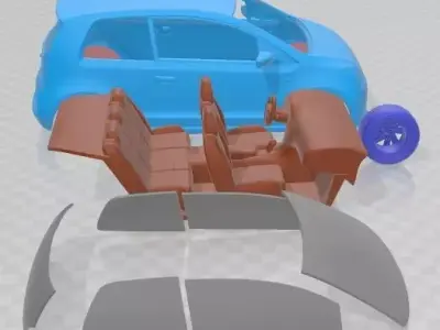 Seat Mii 2013 Printable Car 3D print model