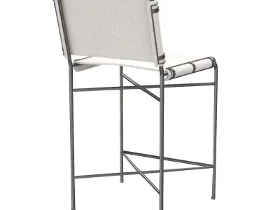 Oxton Industrial Loft Counter Stool 3D model