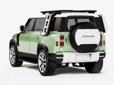 Modern Offroad SUV Vehicle Model 3D model by blackorgrey