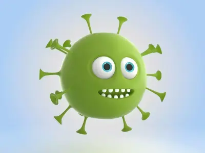 Virus 3D model