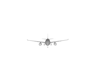 Airbus A330-300 3D model