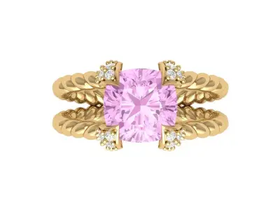 Wedding Ring 3D print model 93