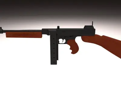 WW2 Machine Gun Pack 3D model