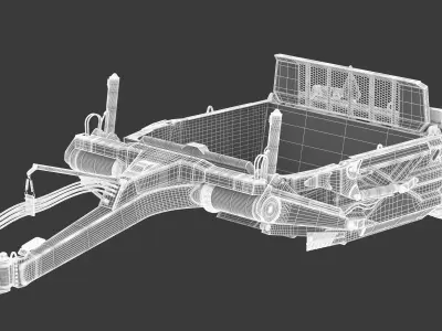 K-Tec Direct Mount Scrapers 1228 3D model
