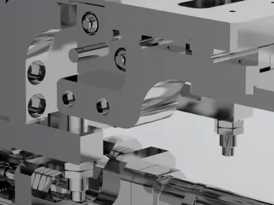 Rotating mechanism 3D model