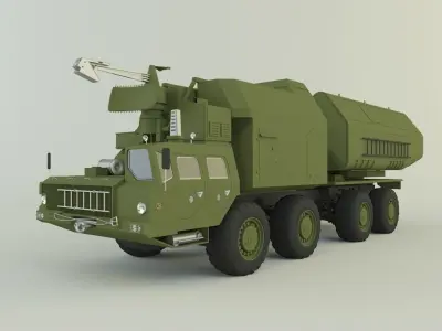 4K51 Rubezh Russian Defense 3D model