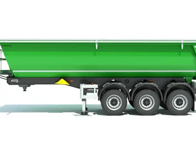 Farm Trailer 3D model by 3D-Horse from CGTrader