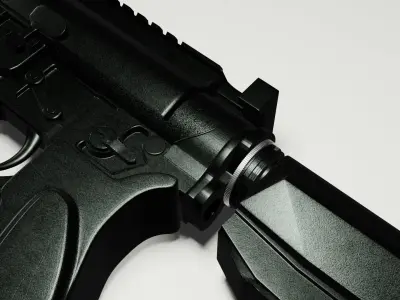 MK116 Compound Rifle gun 3d model 3D model