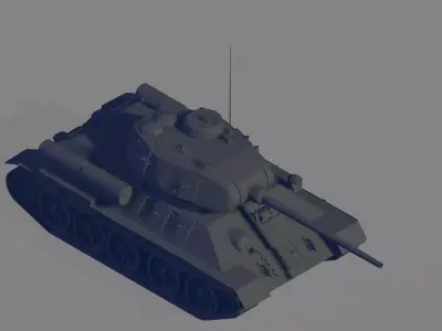 T 34 85 3D model