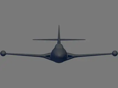 F9F-5 Panther 3D model