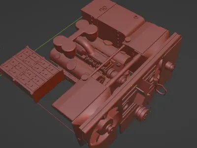 Fuel  -  fans  panzer III  3D model