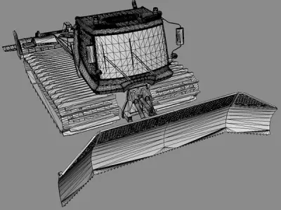 Snowcat PistenBully 600 3D model