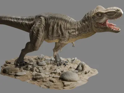  Tyrannosaurus rigged 