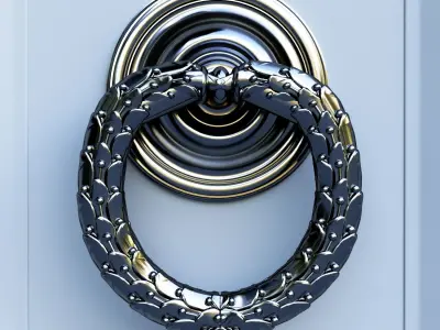 Moulding Set ceiling medallion 3D model
