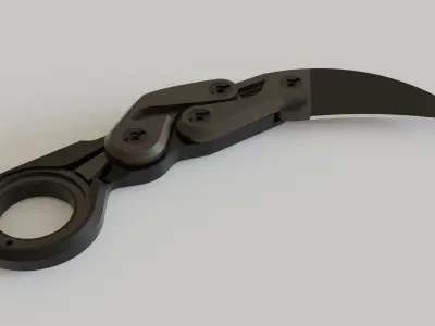 Morphing Karambit 3D model