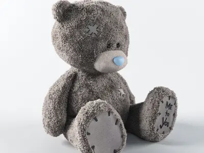 Teddy me to you bear 3D model