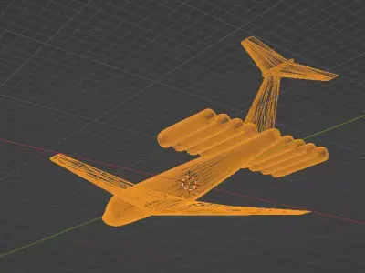 Fictional April Fool Special Ground-effect vehicle Inspire serie 3D model