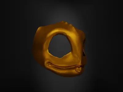 How to Train Your Dragon Face Mask - Kids Face Mask Halloween 3D print model