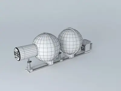 Transmission Bench Free 3D model