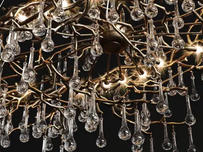 Chandelier serip bijout 3D model