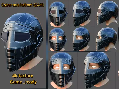 Cyber Aria Helmet   CAH 3D model
