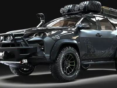 Viper 6x6 FlowForged 3D model