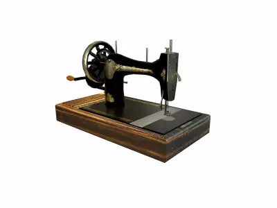 Singer 15CD Sewing Machine Low-poly 3D model
