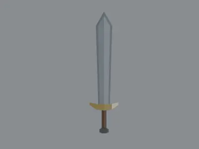 Sword Low Poly Low-poly 3D model buy