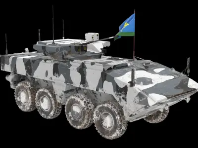 VPK-7829 Bumerang Urban Dirt Low-poly 3D model