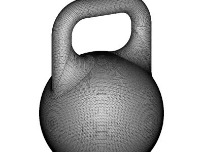 Gym Kettlebell 3D print model