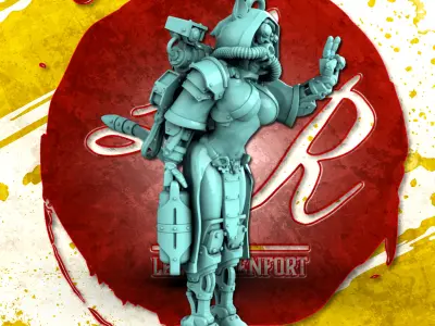 NEKOMAGUS CATARI Promo POSE 7  Free 3D print model