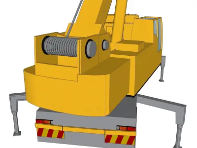 Powercrane crane 3D model