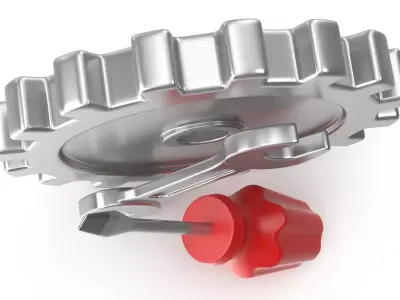 Repair Icon Low-poly 3D model