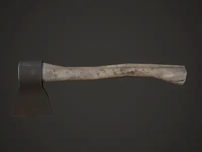 Hatchet Low Poly axe Low-poly 3D model