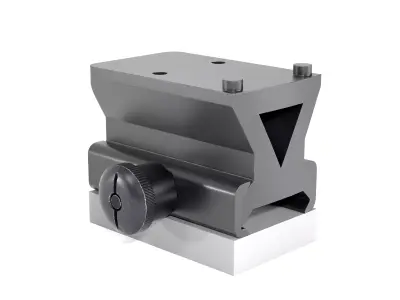 RMR Picatinny Rail Mount with Colt Thumbscrew - 1 - 3 Lower Low-poly 3D model